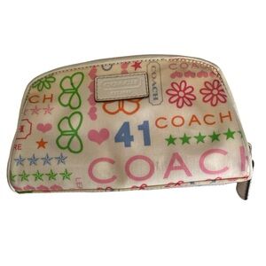 Coach makeup bag
